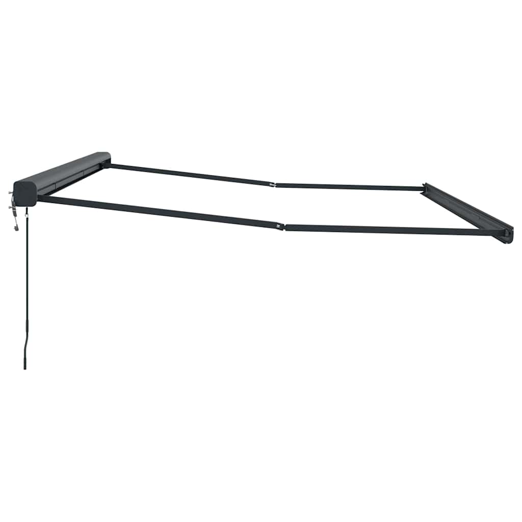 Markise Antrasitt 4 × 3 m Metall