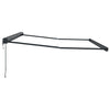 Markise Antrasitt 4 × 3 m Metall