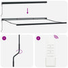 Markise Antrasitt 4,5 × 3 m Metall