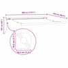 Markise Antrasitt 3 x 2,5 m Metall