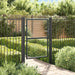 Hageport av netting galvanisert stål 100x125 cm grå