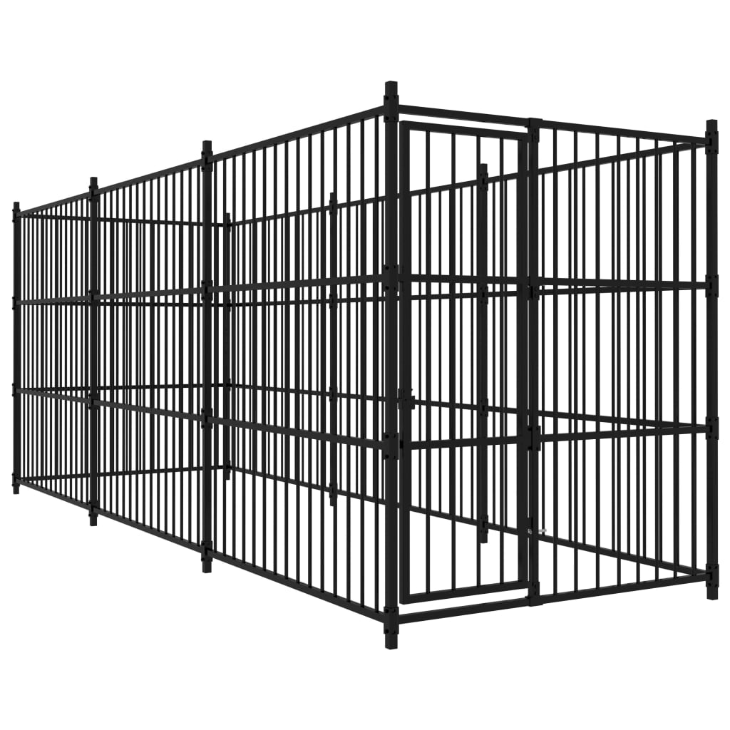 Utendørs hundegård 450x150x185 cm