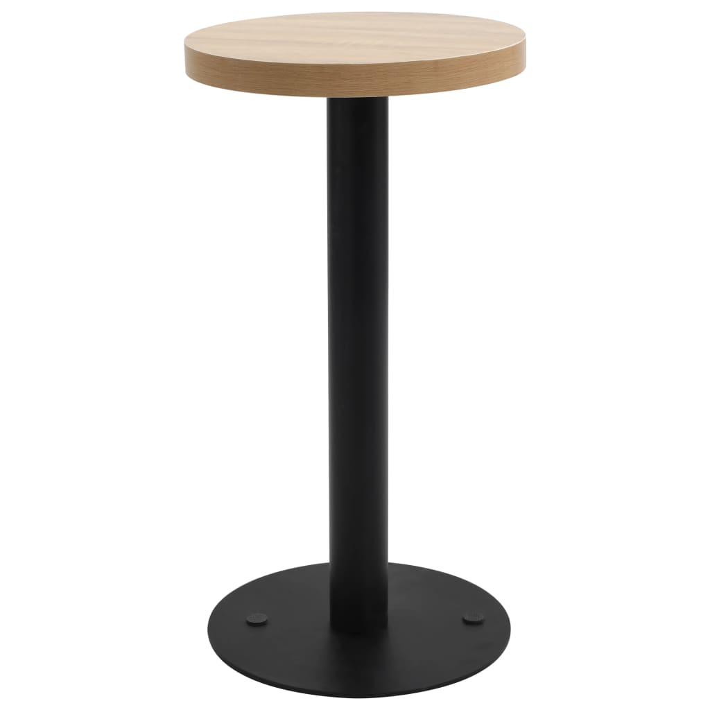 Bistrobord lysebrun 40 cm MDF