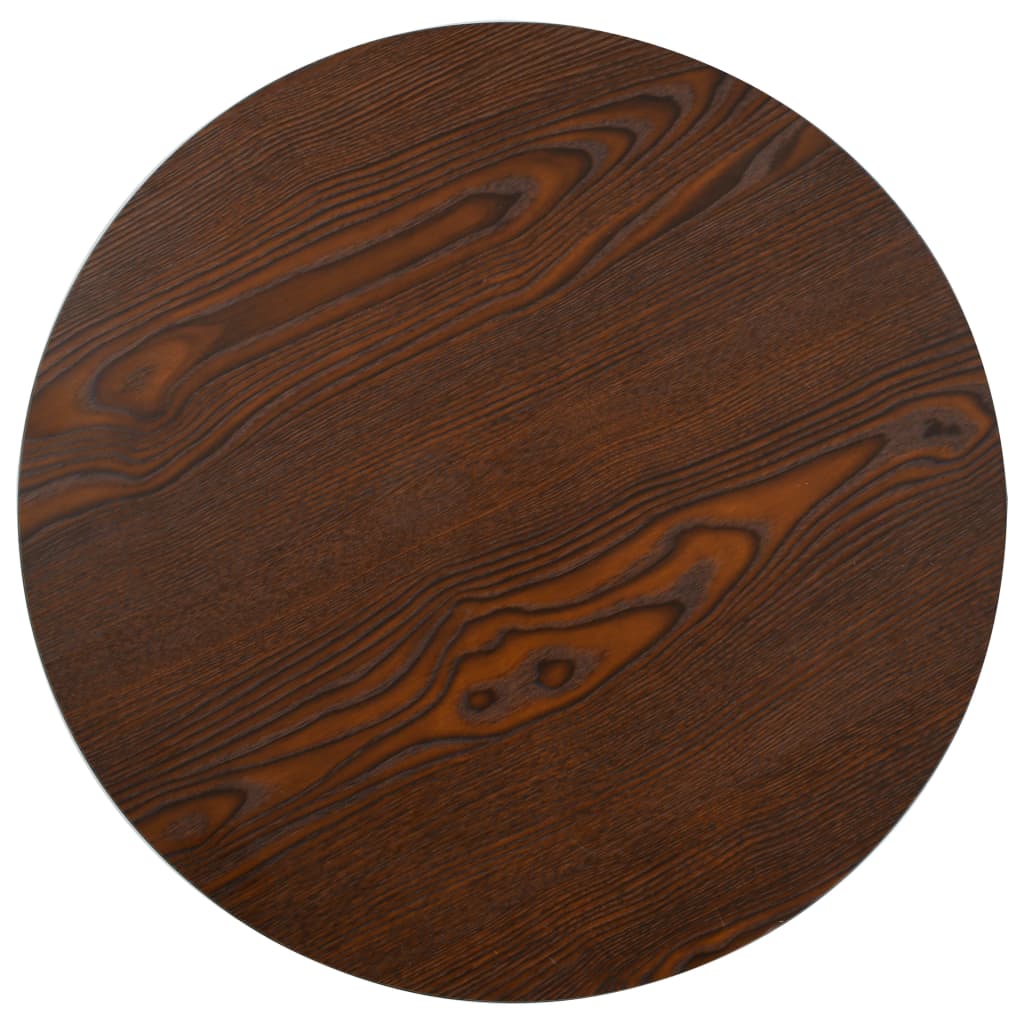 Bistrobord mørkebrun 50 cm MDF vidaXL