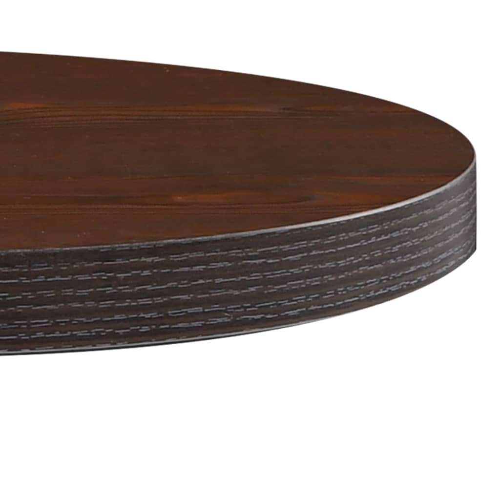 Bistrobord mørkebrun 50 cm MDF vidaXL