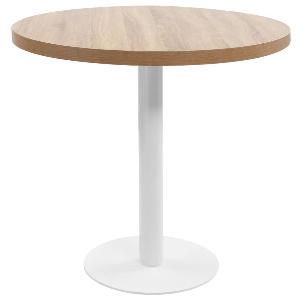 Bistrobord lysebrun 80 cm MDF