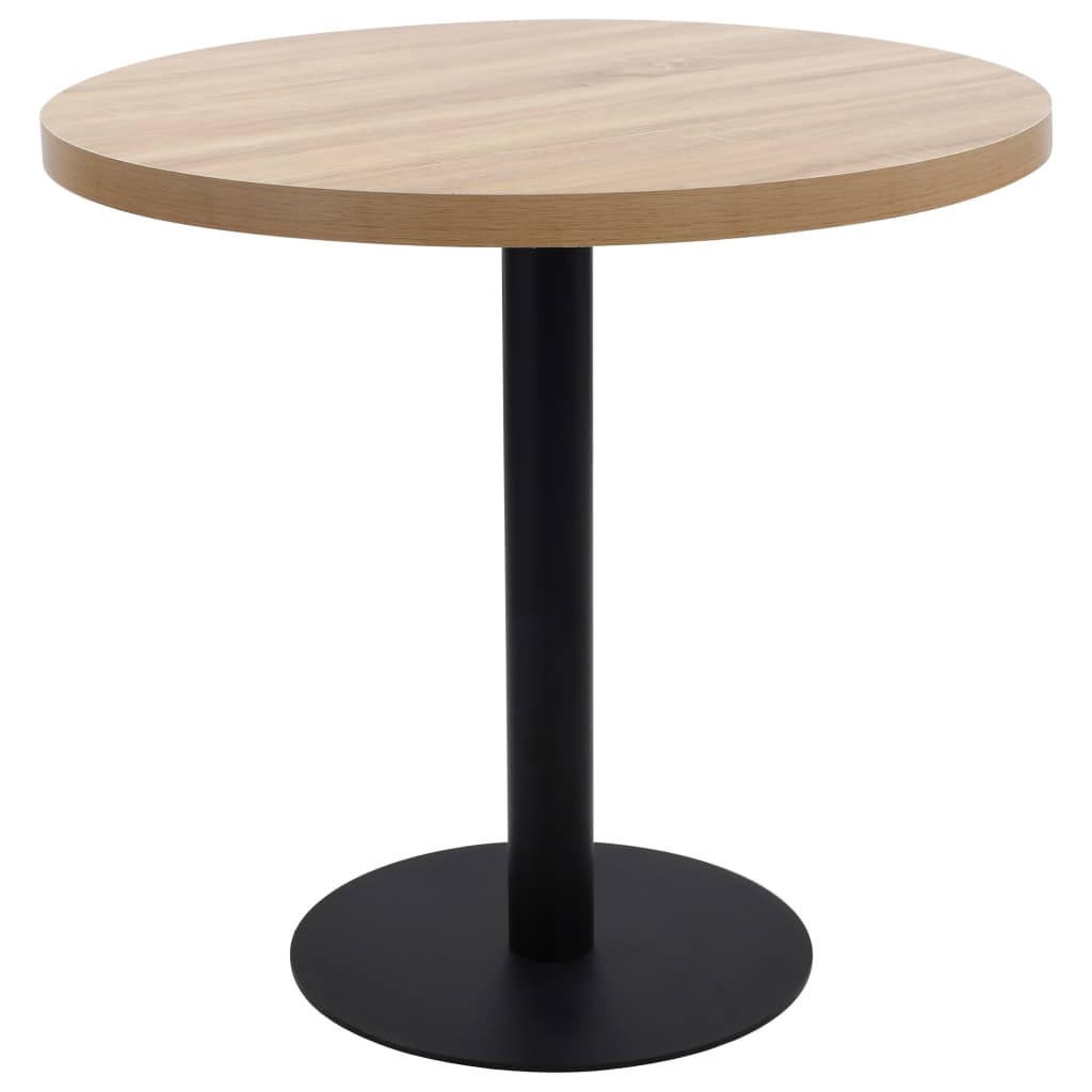Bistrobord lysebrun 80 cm MDF