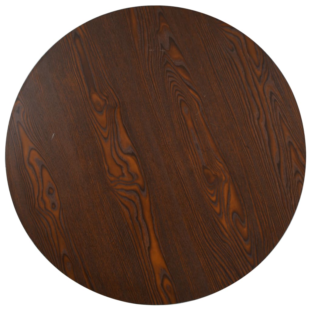 Bistrobord mørkebrun 80 cm MDF vidaXL