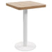 Bistrobord lysebrun 50x50 cm MDF vidaXL