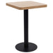 Bistrobord lysebrun 50x50 cm MDF vidaXL