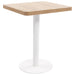Bistrobord lysebrun 60x60 cm MDF vidaXL