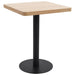 Bistrobord lysebrun 60x60 cm MDF vidaXL