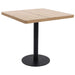 Bistrobord lysebrun 80x80 cm MDF