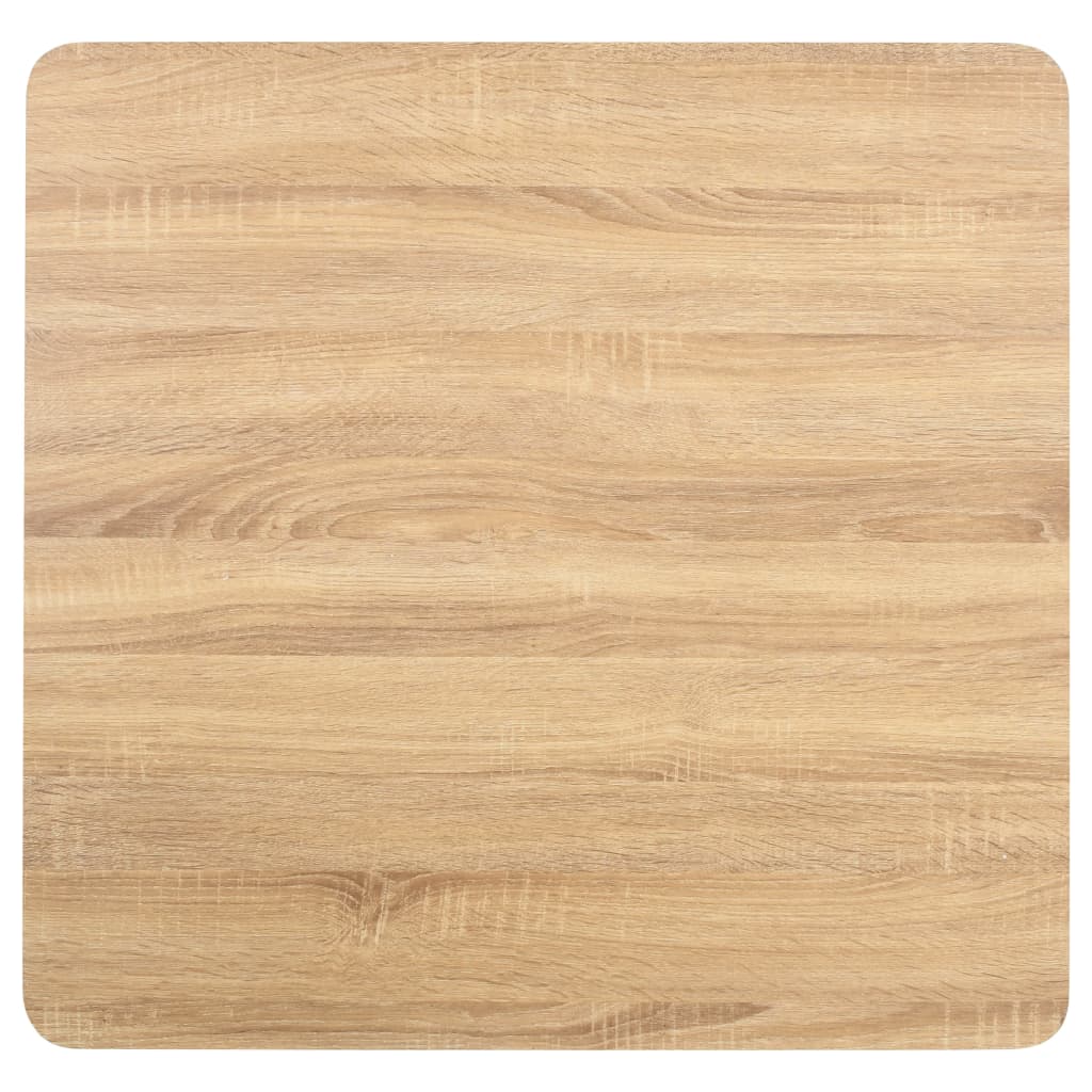Bistrobord lysebrun 80x80 cm MDF