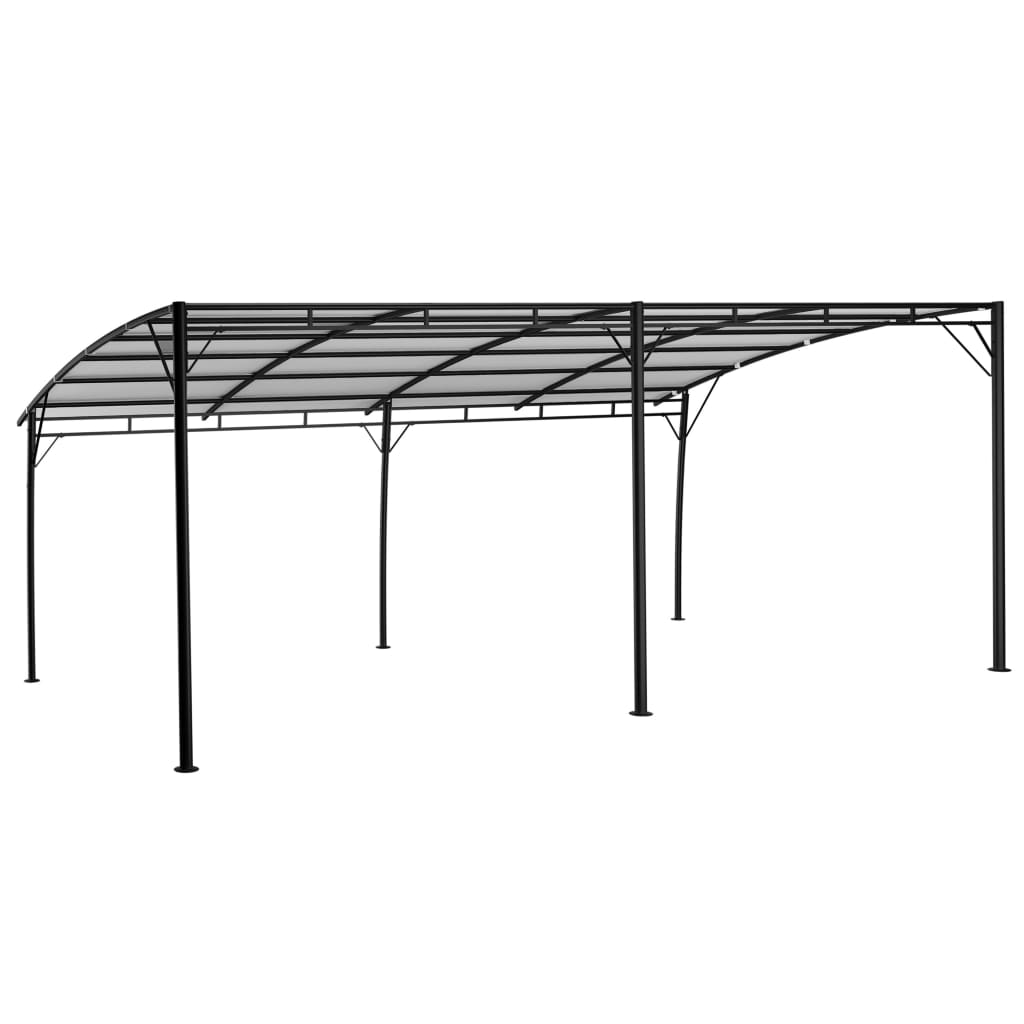 Solskjerm markiser 6 x 3 x 2,55 m Krem