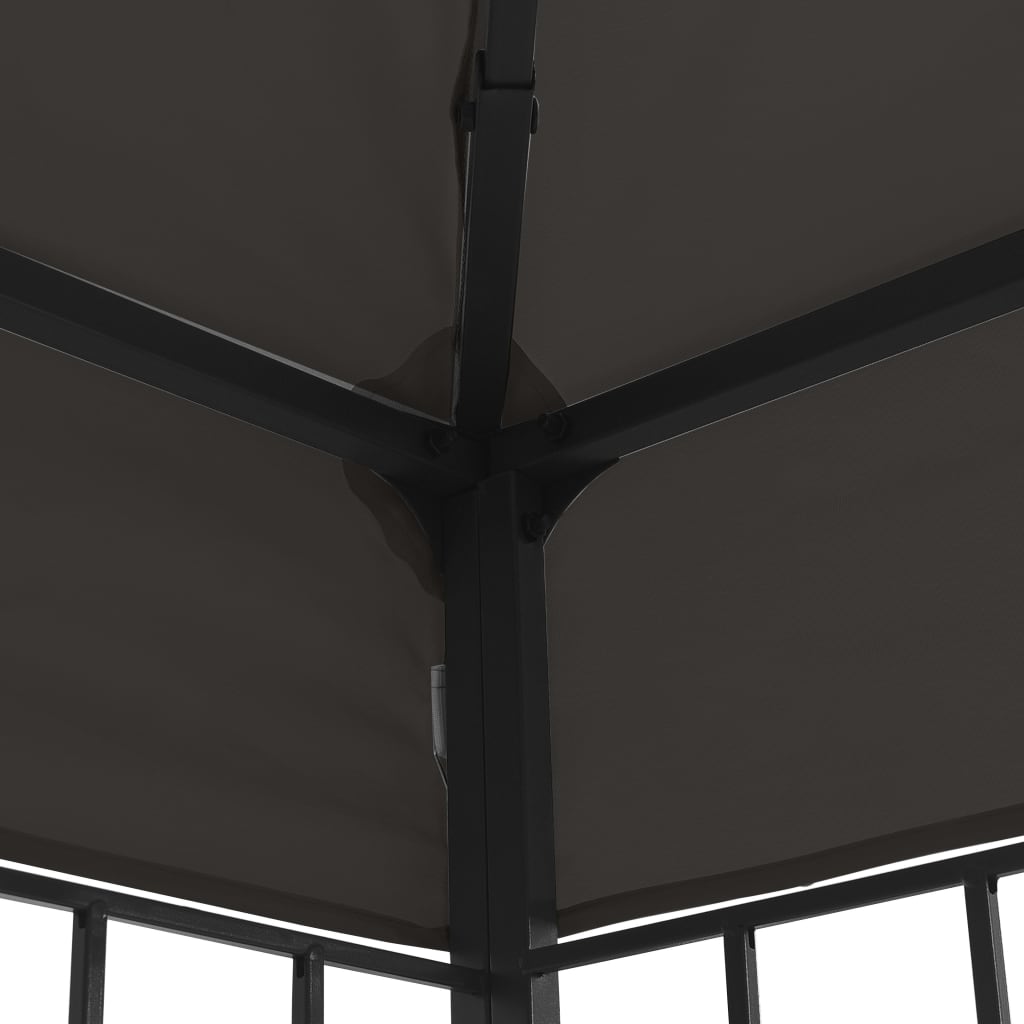 Paviljong 3x3 m antrasitt