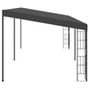 Veggmontert paviljong 3x6 m antrasitt stoff