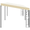 Veggmontert paviljong 6x3x2,5 m kremhvit