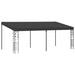 Veggmontert paviljong 6x3x2,5 m antrasitt