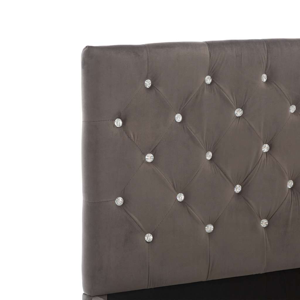 Sengeramme uten madrass grått stoff 120x200cm