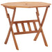 Sammenleggbart hagebord 90x75 cm heltre akasie