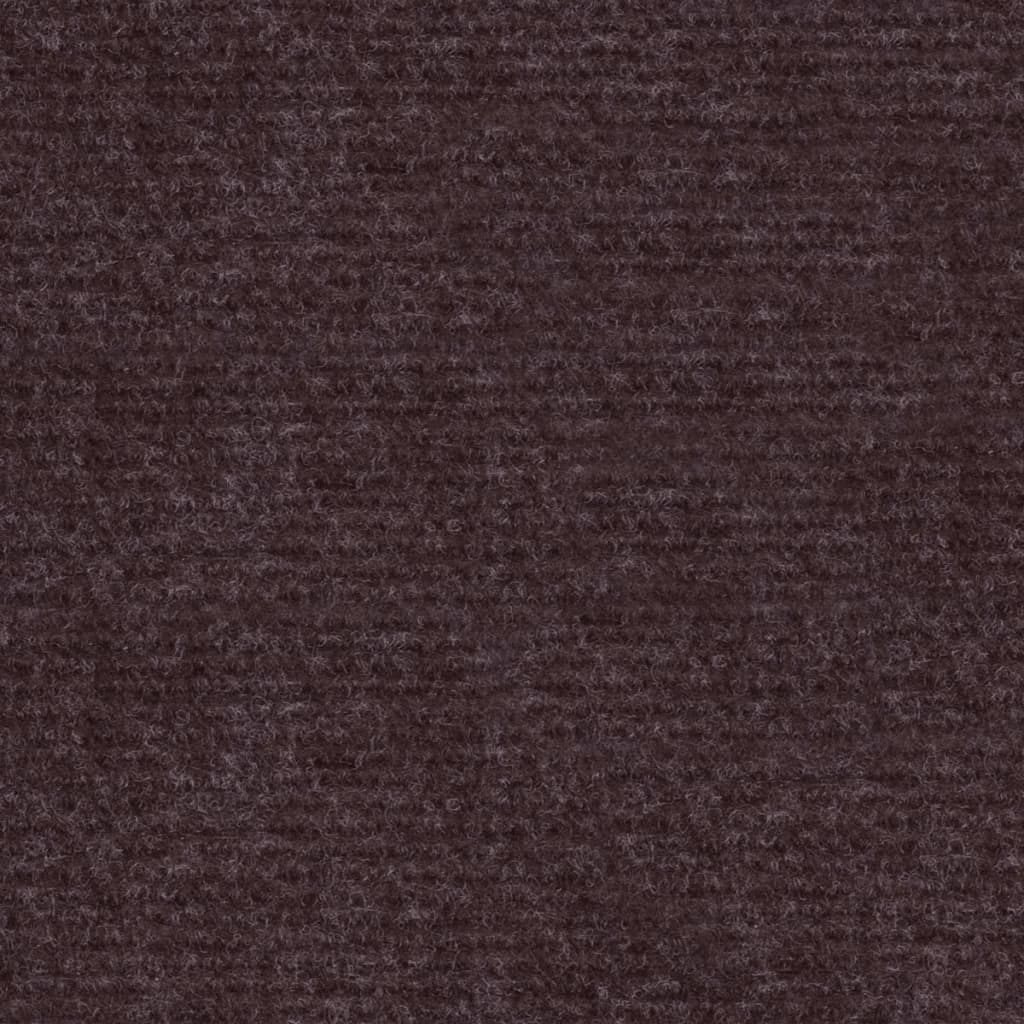 Utstillingsteppe ribbet 1,2x15 m brun