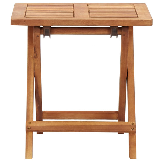 Sammenleggbart salongbord til hage 40x40x40 cm heltre akasie vidaXL