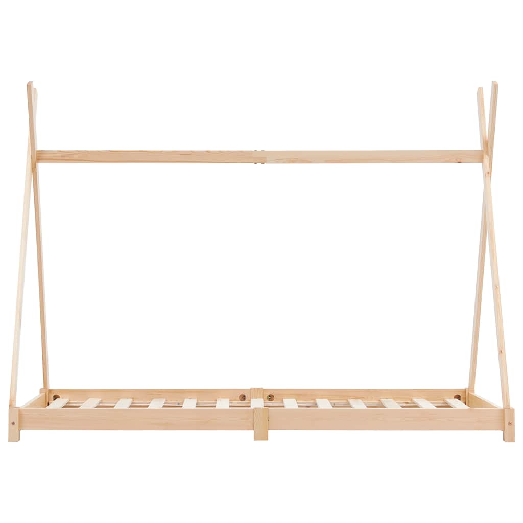 Sengeramme for barn heltre furu 80x160 cm