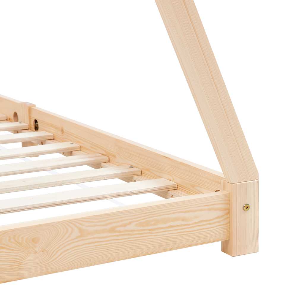 Sengeramme for barn heltre furu 80x160 cm