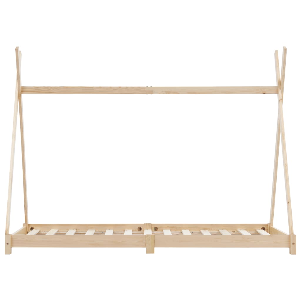 Sengeramme for barn heltre furu 90x200 cm