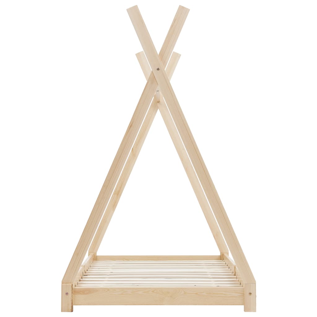 Sengeramme for barn heltre furu 90x200 cm