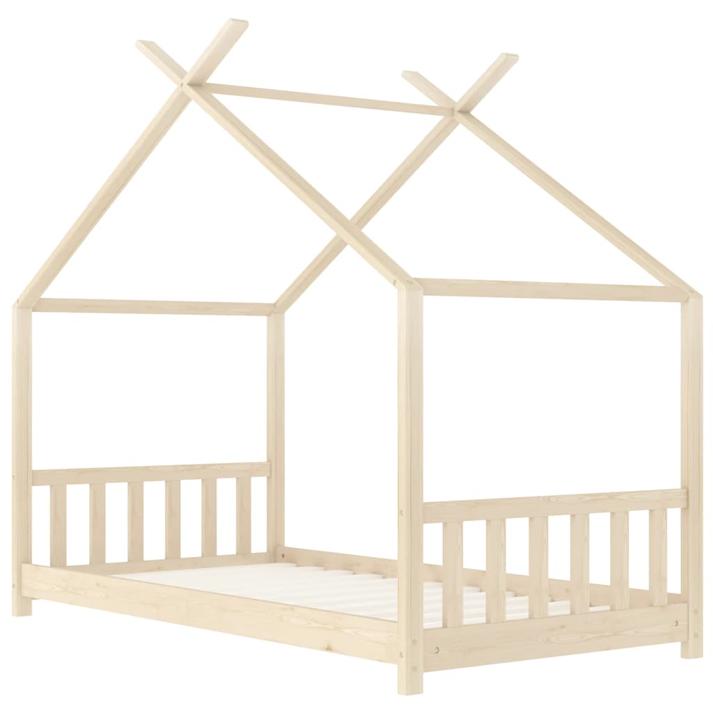 Sengeramme for barn heltre furu 80x160 cm