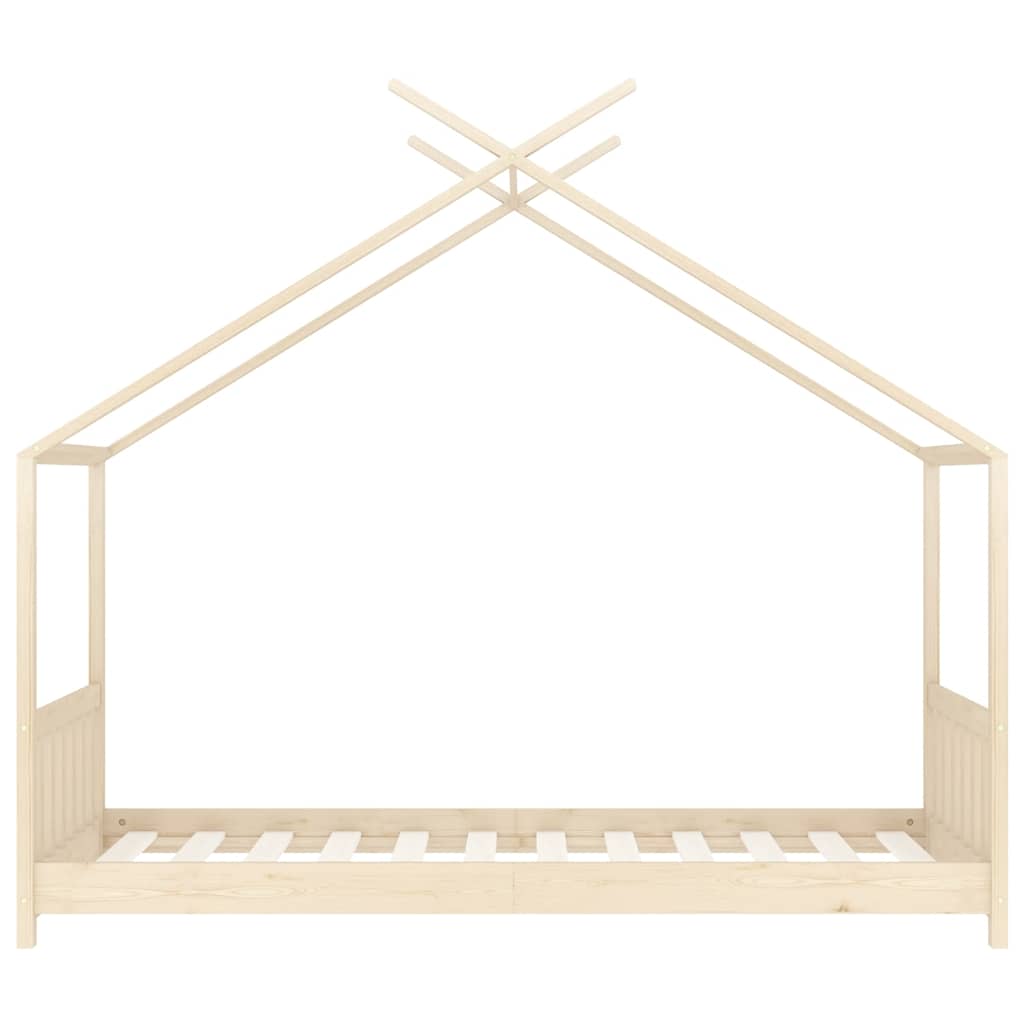 Sengeramme for barn heltre furu 80x160 cm