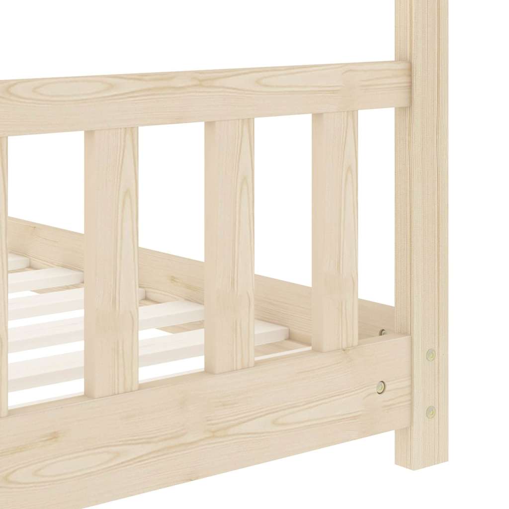 Sengeramme for barn heltre furu 80x160 cm