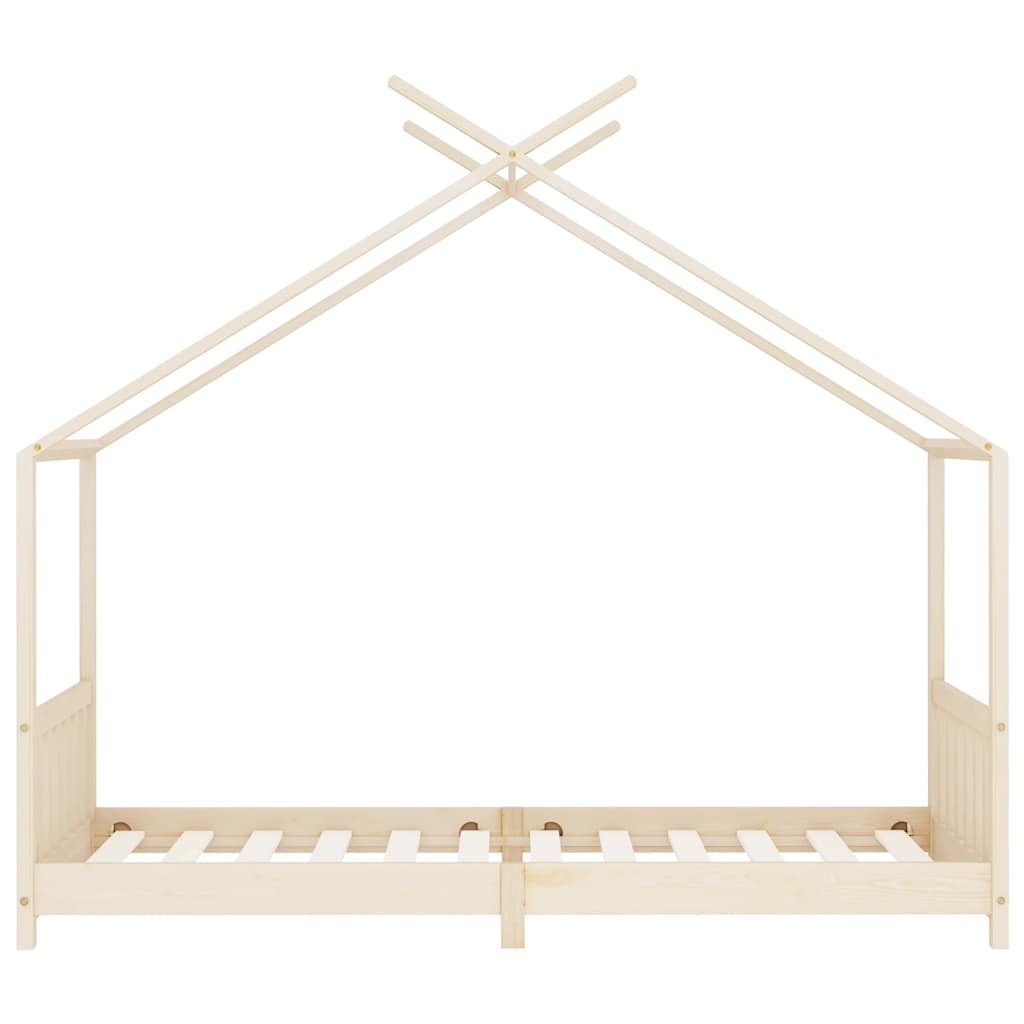 Sengeramme for barn heltre furu 90x200 cm