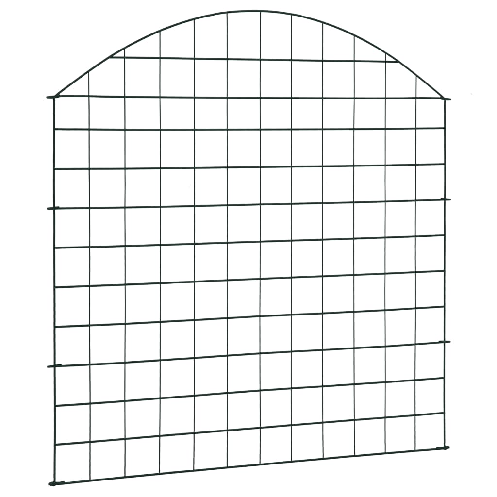 Buet gjerdesett 77,5x78,5 cm grønn