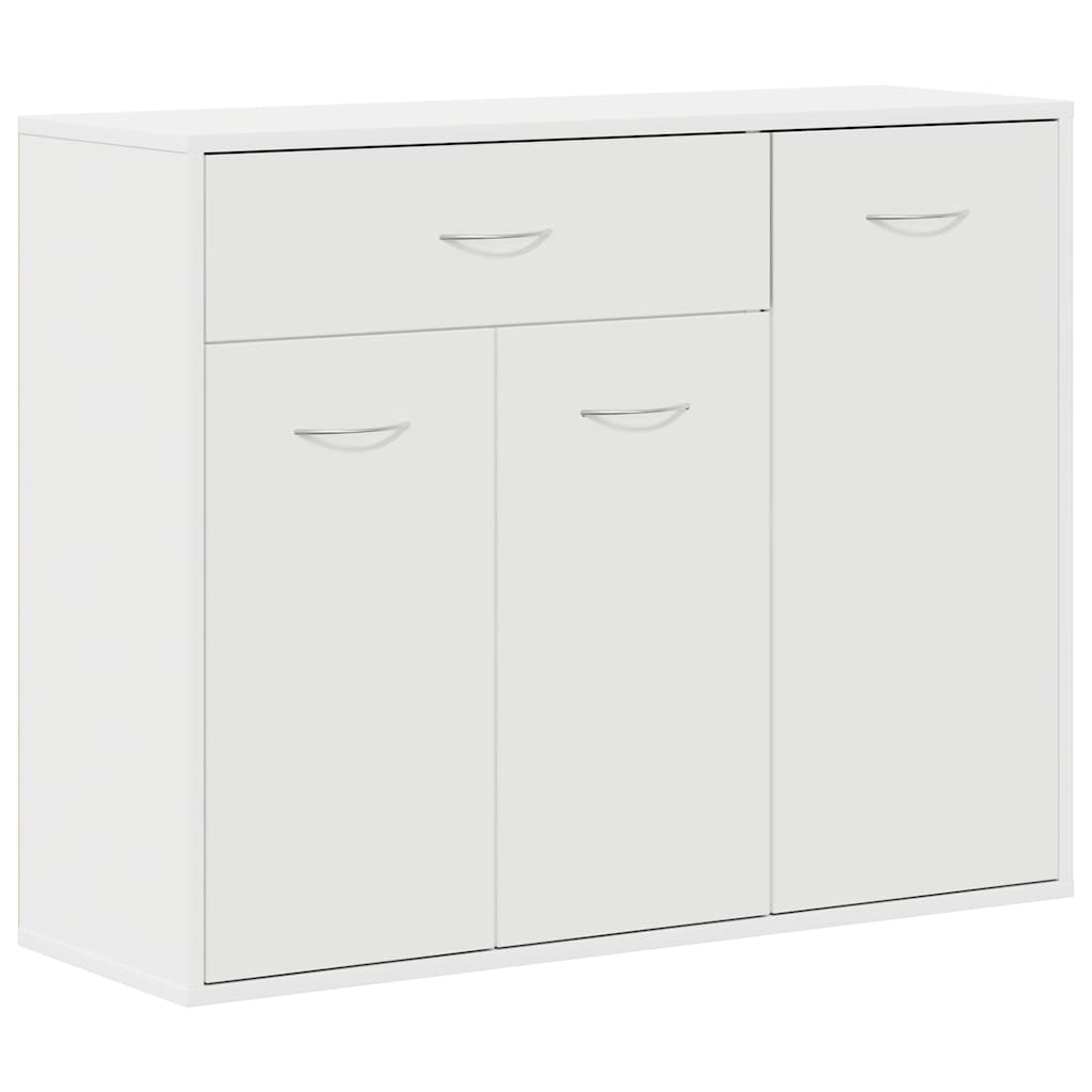 Skjenk hvit 88x30x70 cm konstruert tre vidaXL