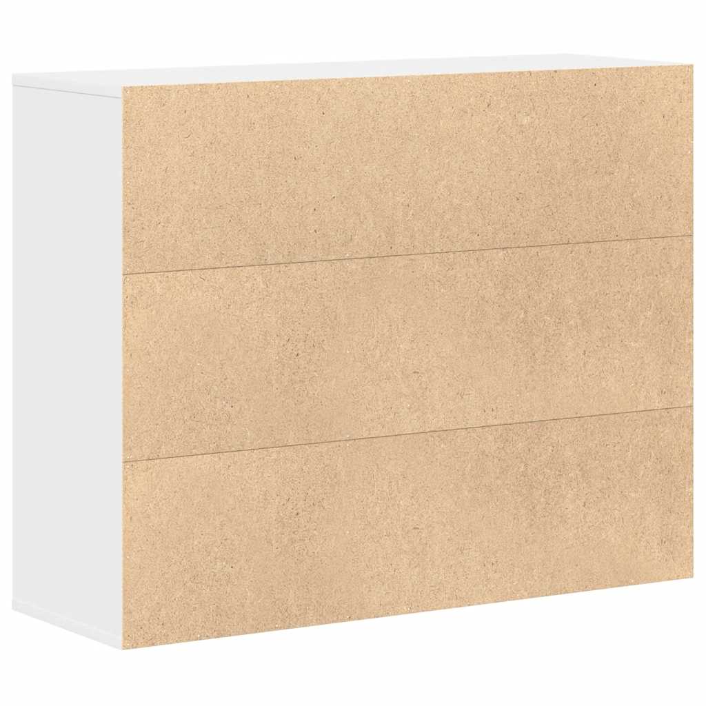 Skjenk hvit 88x30x70 cm konstruert tre vidaXL