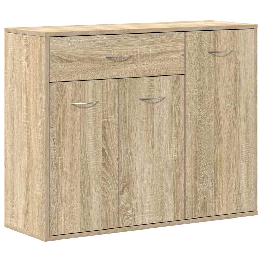 Skjenk sonoma eik 88x30x70 cm konstruert tre
