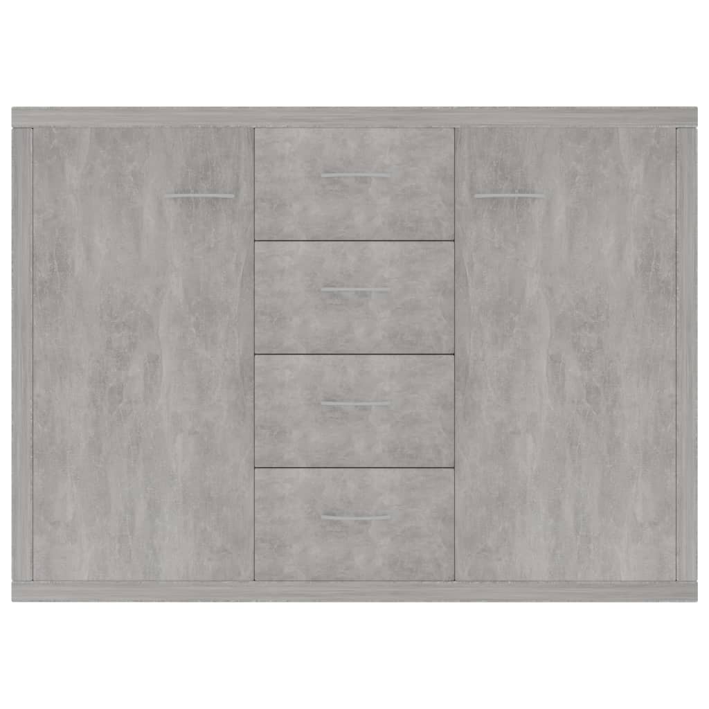 Skjenk betonggrå 88x30x65 cm konstruert tre