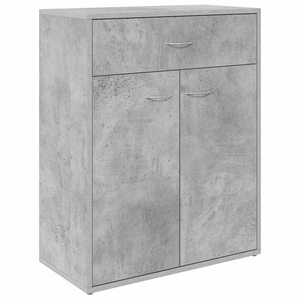 Skjenk betonggrå 60x30x75 cm konstruert tre