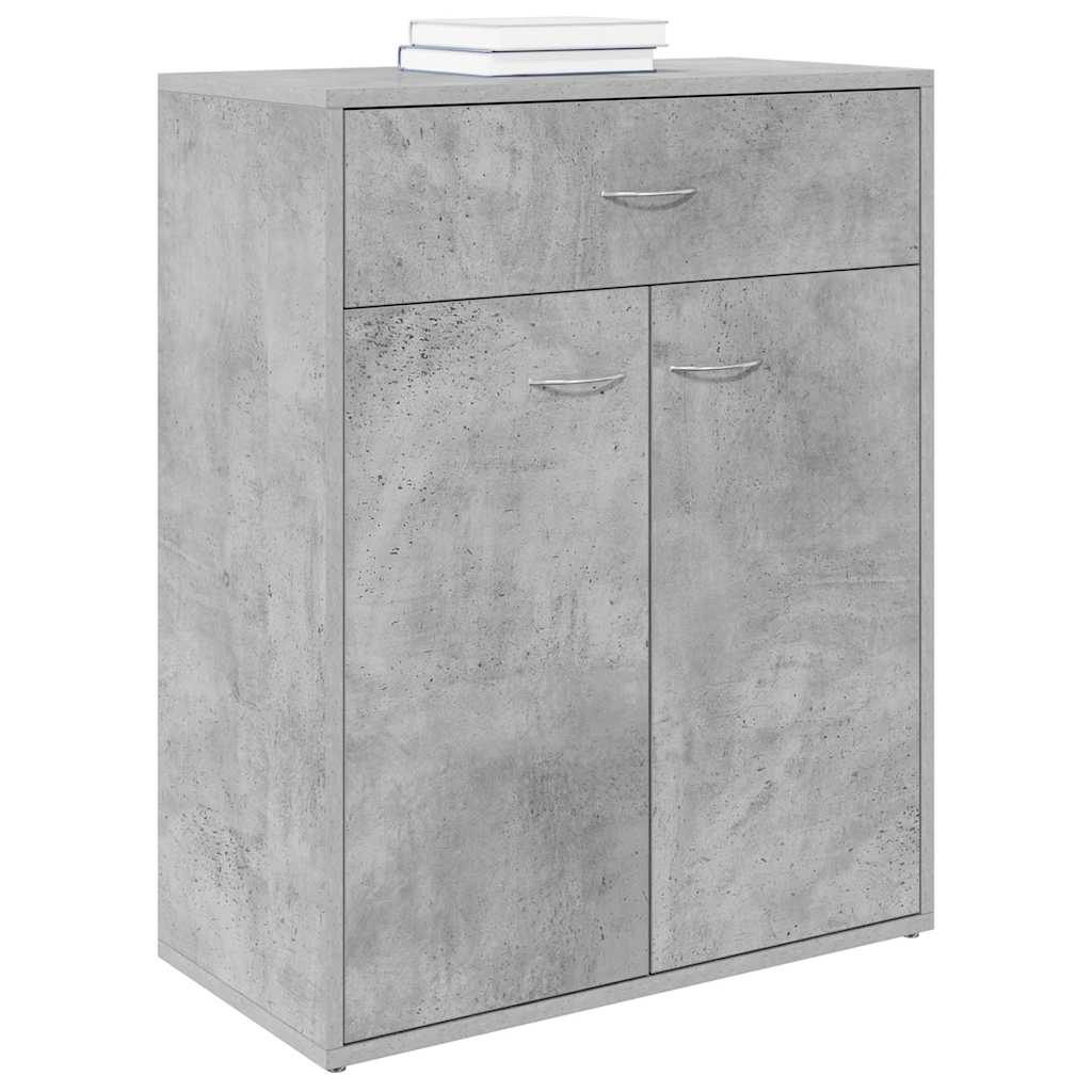 Skjenk betonggrå 60x30x75 cm konstruert tre