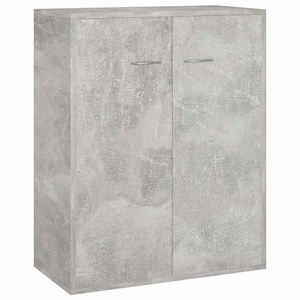 Skjenk betonggrå 60x30x75 cm konstruert tre