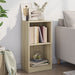 Bokhylle sonoma eik 40x24x75 cm konstruert tre