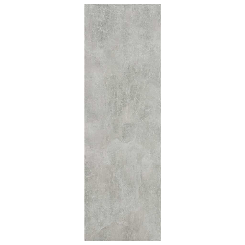 Bokhylle betonggrå 40x24x75 cm konstruert tre