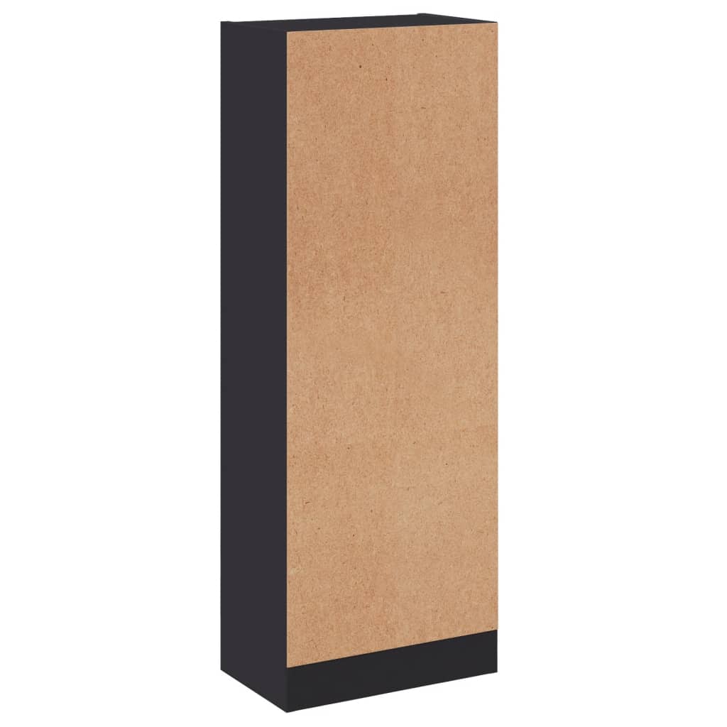 Bokhylle 3 nivåer hvit 40x24x109 cm konstruert tre