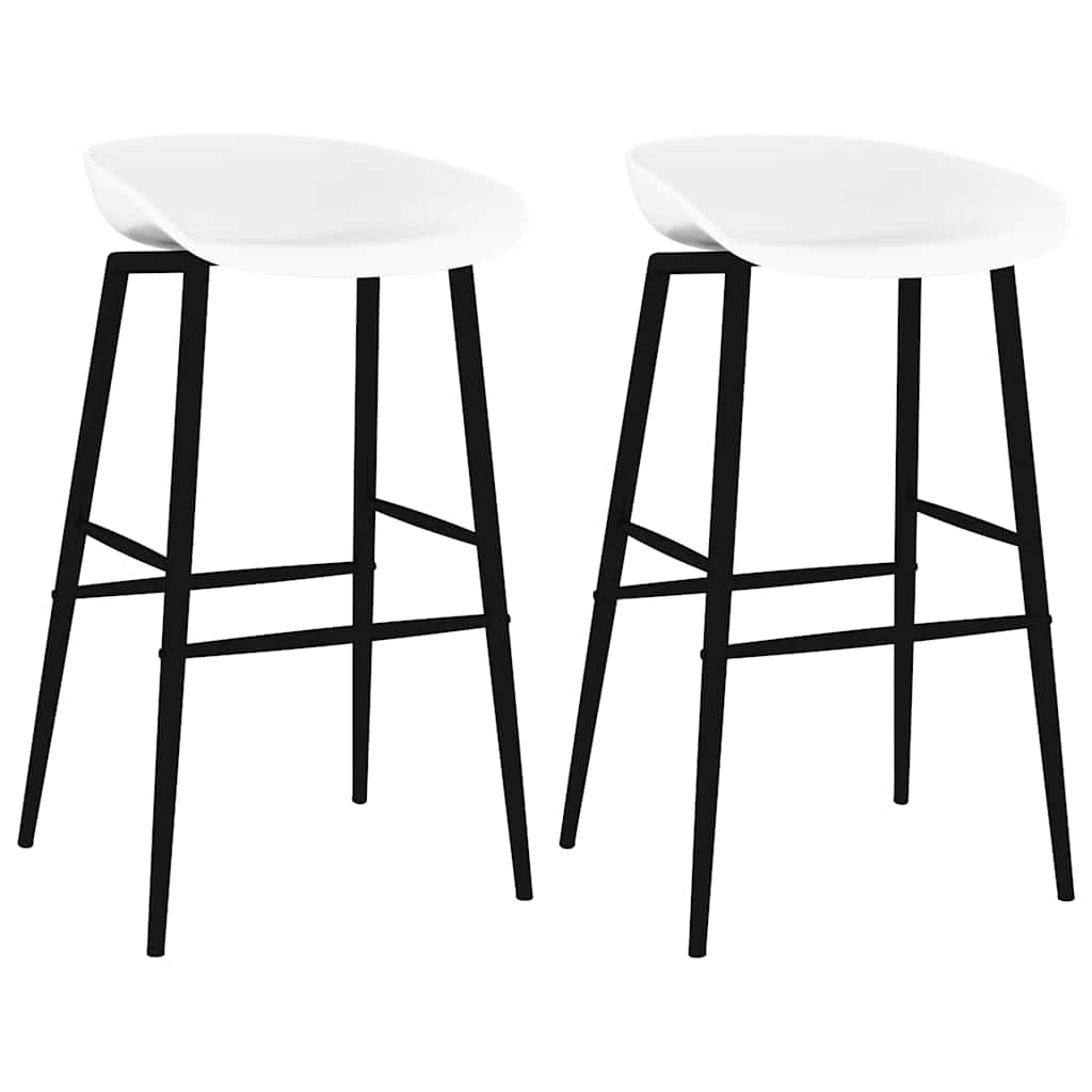 Barstoler 2 stk hvit