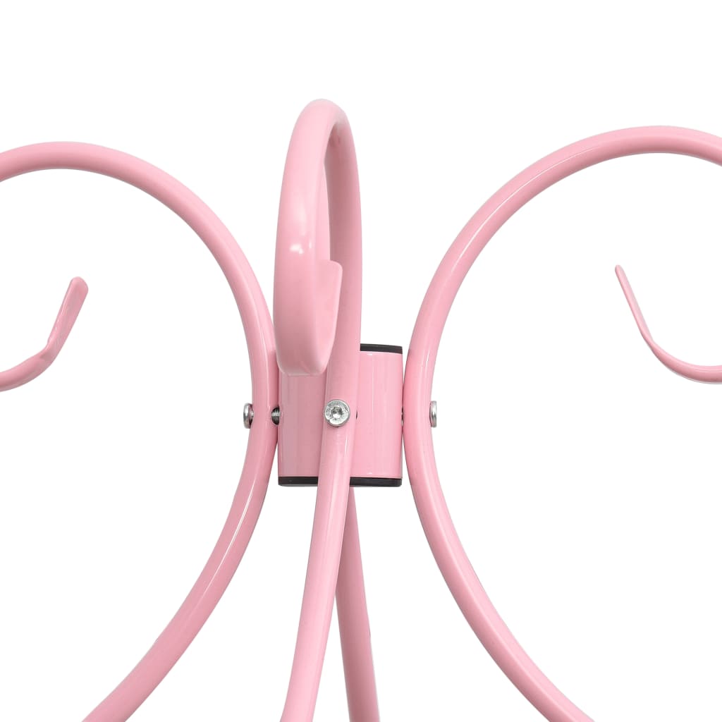 Himmelsengeramme rosa metall 140x200 cm