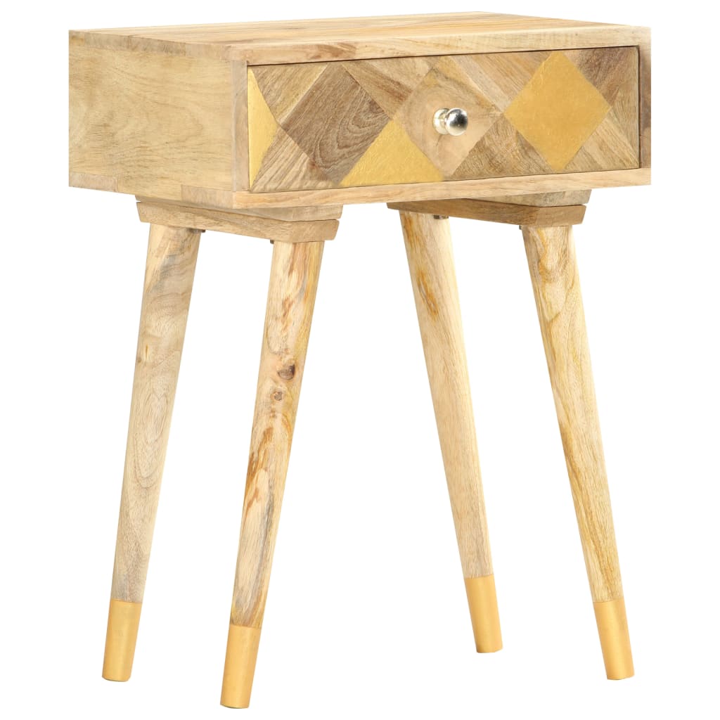 Nattbord 43x30x58 cm heltre mango