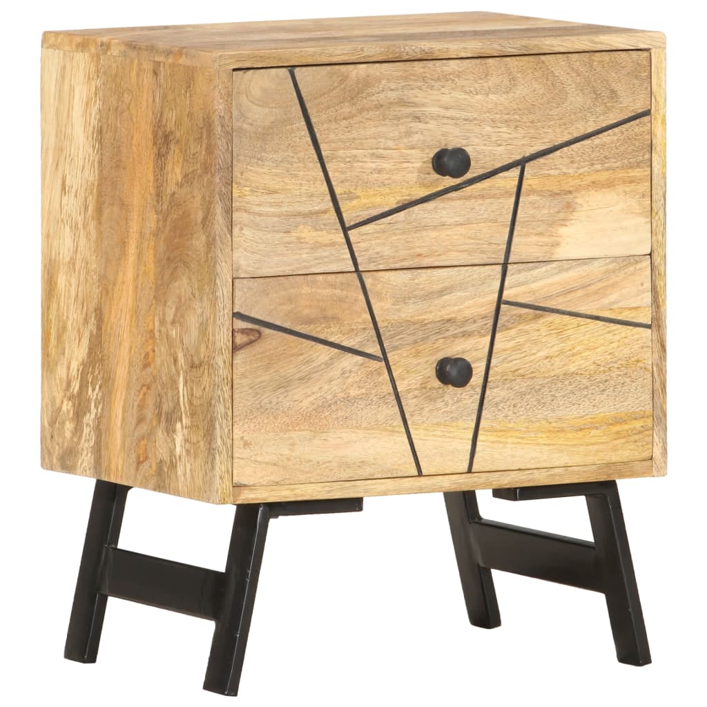 Nattbord 40x30x50 cm heltre mango